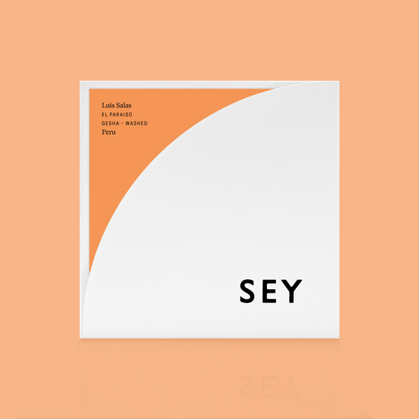 Luis Salas — El Paraiso Gesha package from SEY Coffee